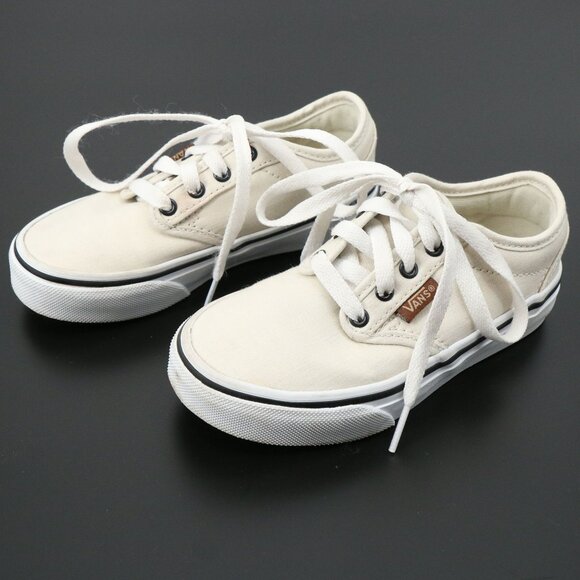 Vans Other - Vans Lace Up Low Tops Boys Girls Kids Atwood Sneakers 11 Turtledove